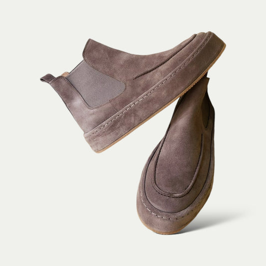 CHELSEA BOOTS SUEDE NATURAL BEIGE