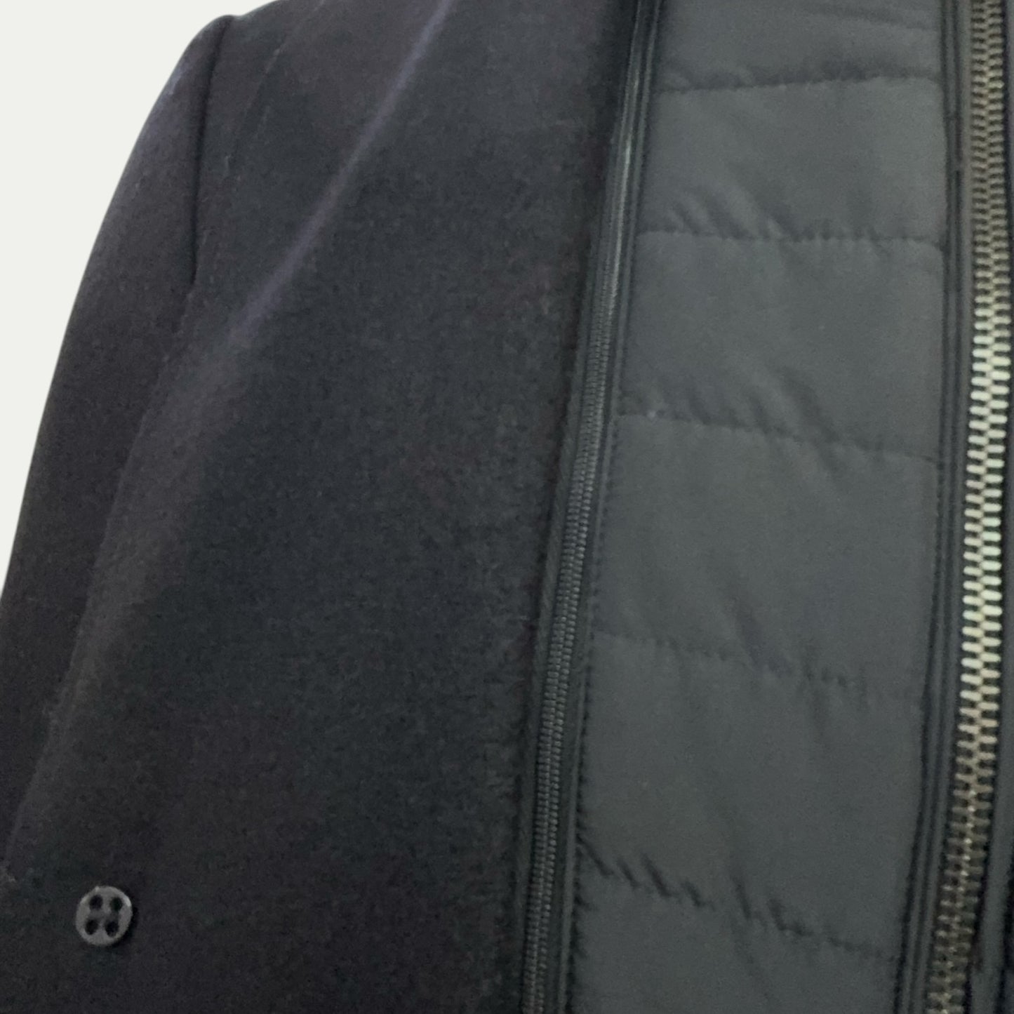 Veste Gallotti en Tissu Loro Piana Noir avec Gilet Intégré - Diego Napoli