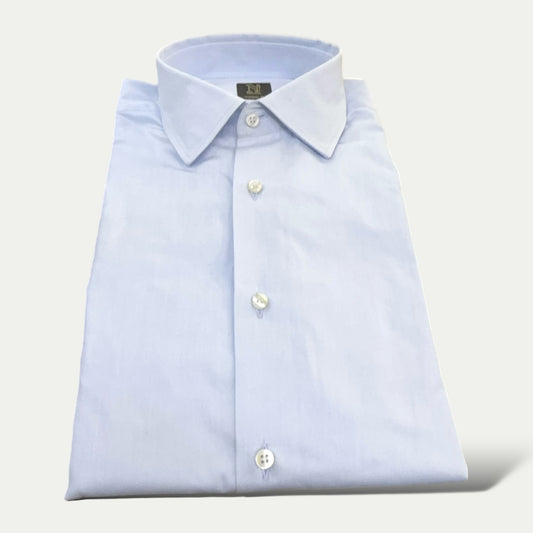 NERVESA CHEMISE HOMME LIGHT BLEU COL FRANÇAIS