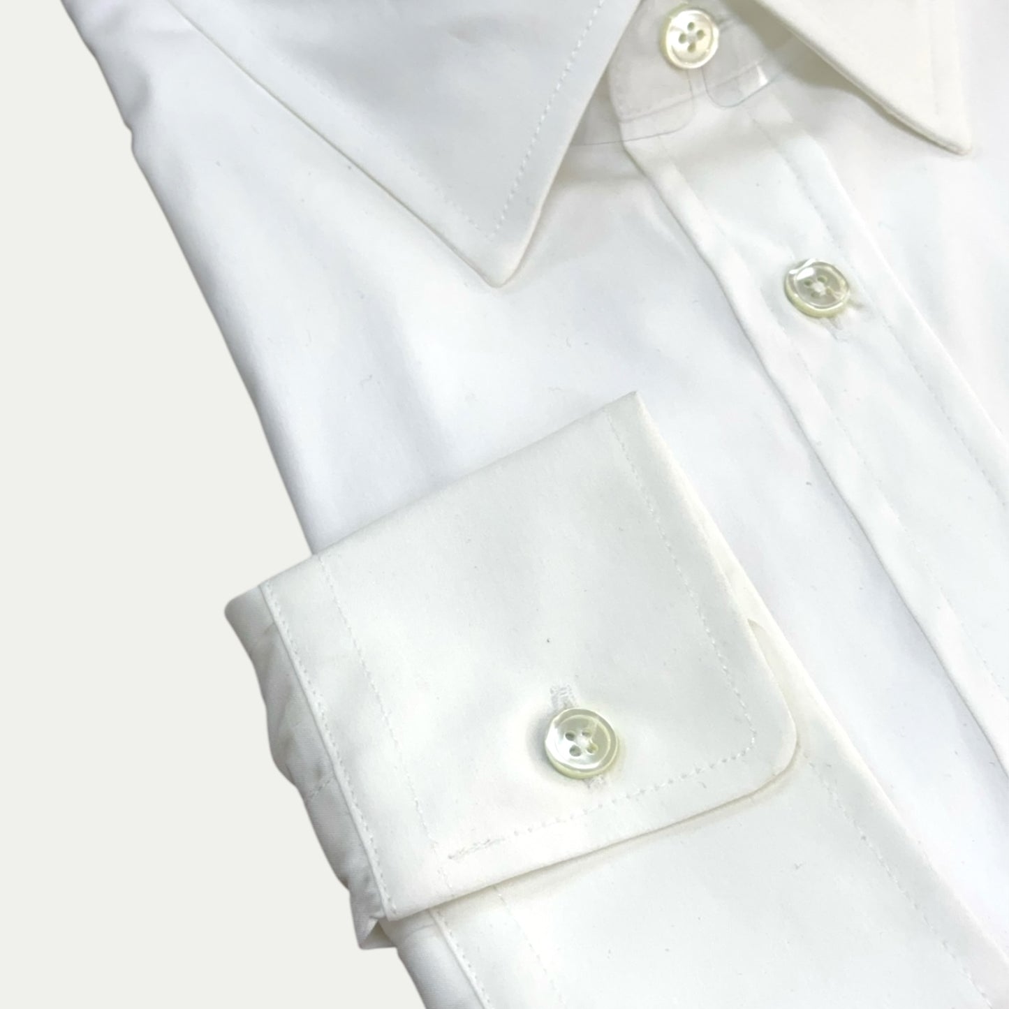 GRIFONI CHEMISE HOMME BUSINESS COTON STRETCH BLANCHE