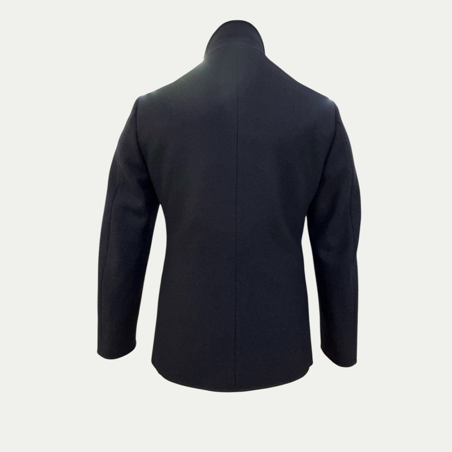 Veste Gallotti en Tissu Loro Piana Noir avec Gilet Intégré - Diego Napoli