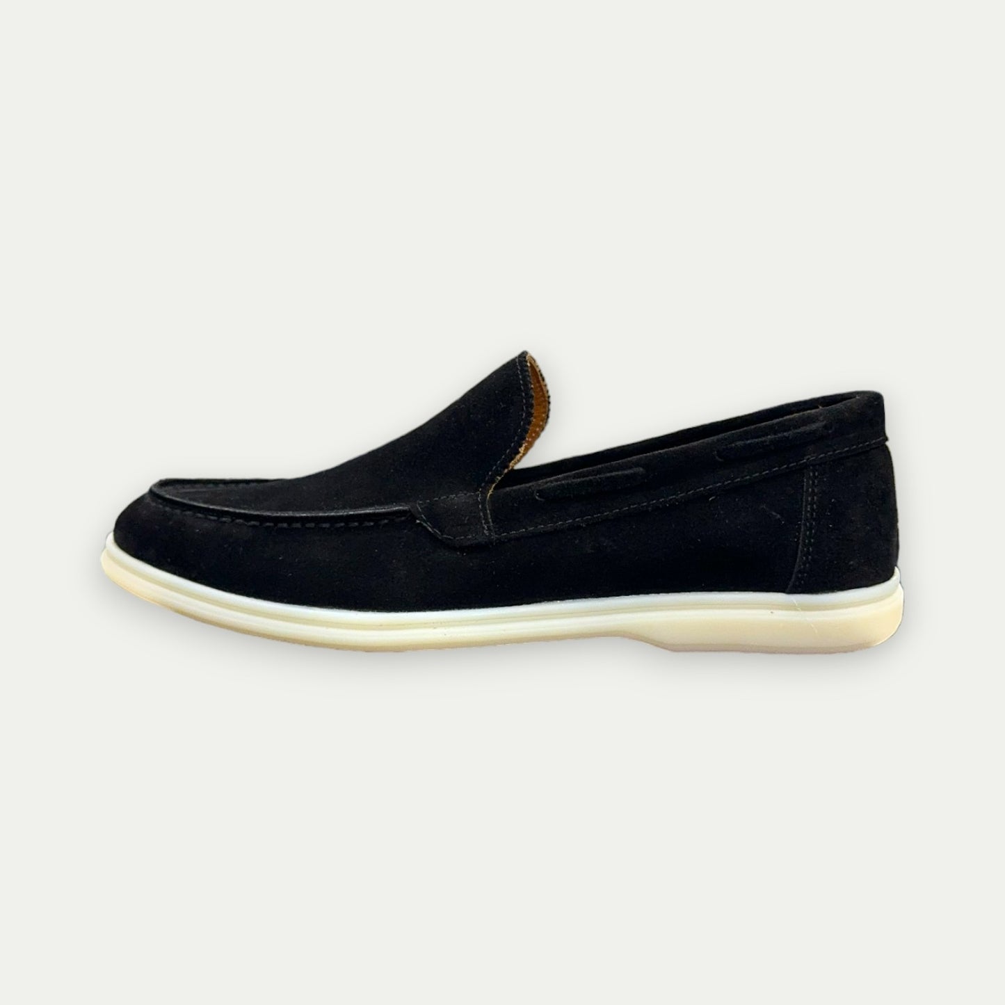 MOCASSINS HOMME EN DAIM NOIR