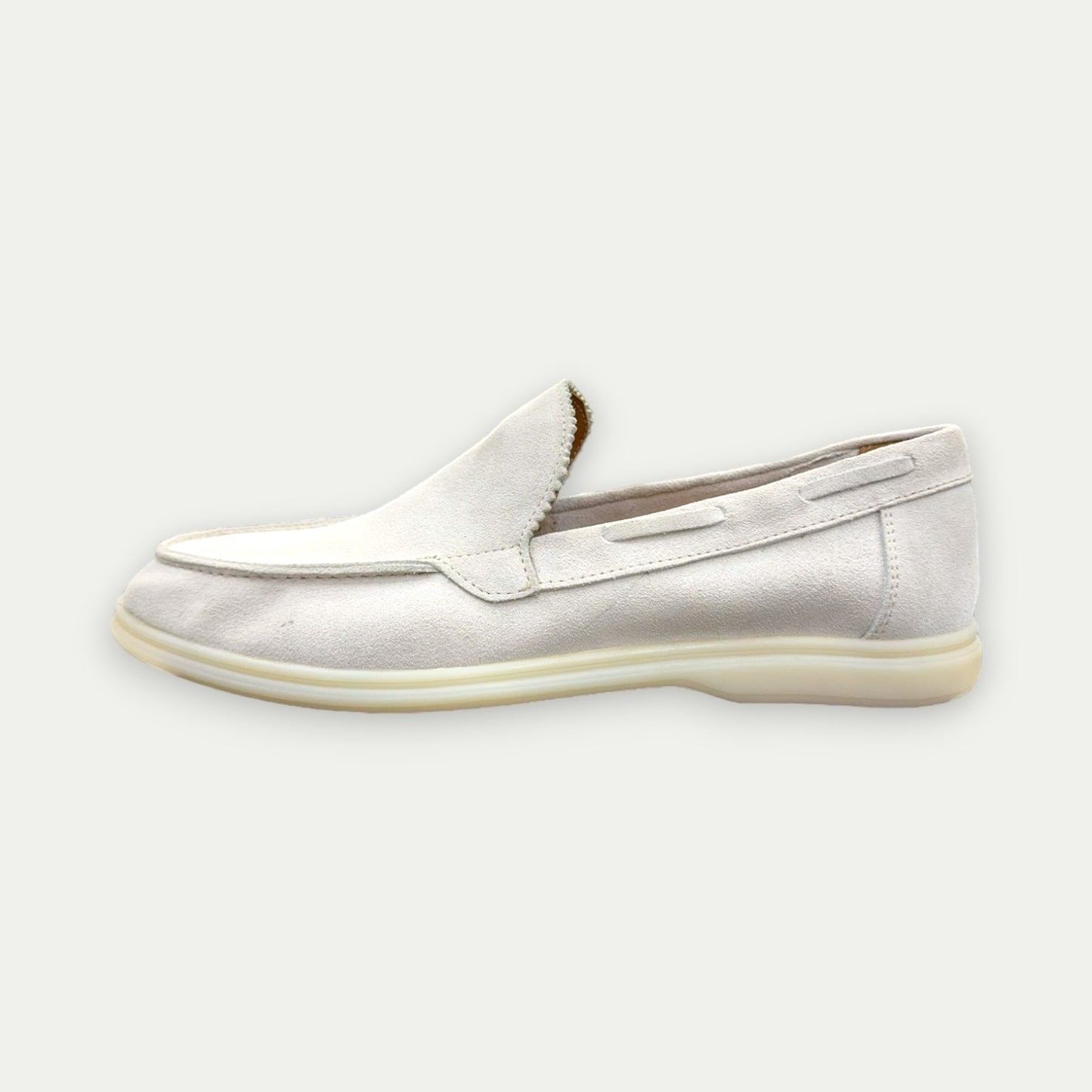 MOCASSINS HOMME EN DAIM WHITE