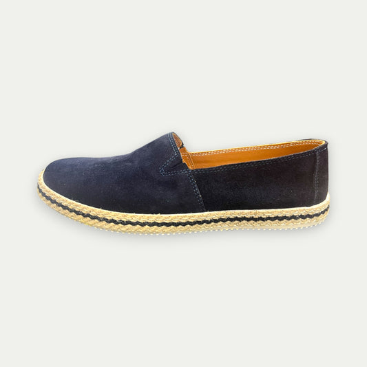 ESPADRILLES EN DAIM BLEU