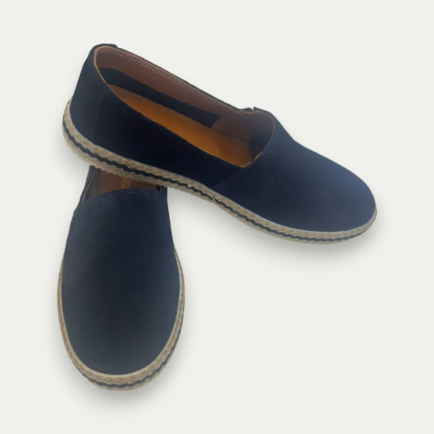 ESPADRILLES EN DAIM BLEU