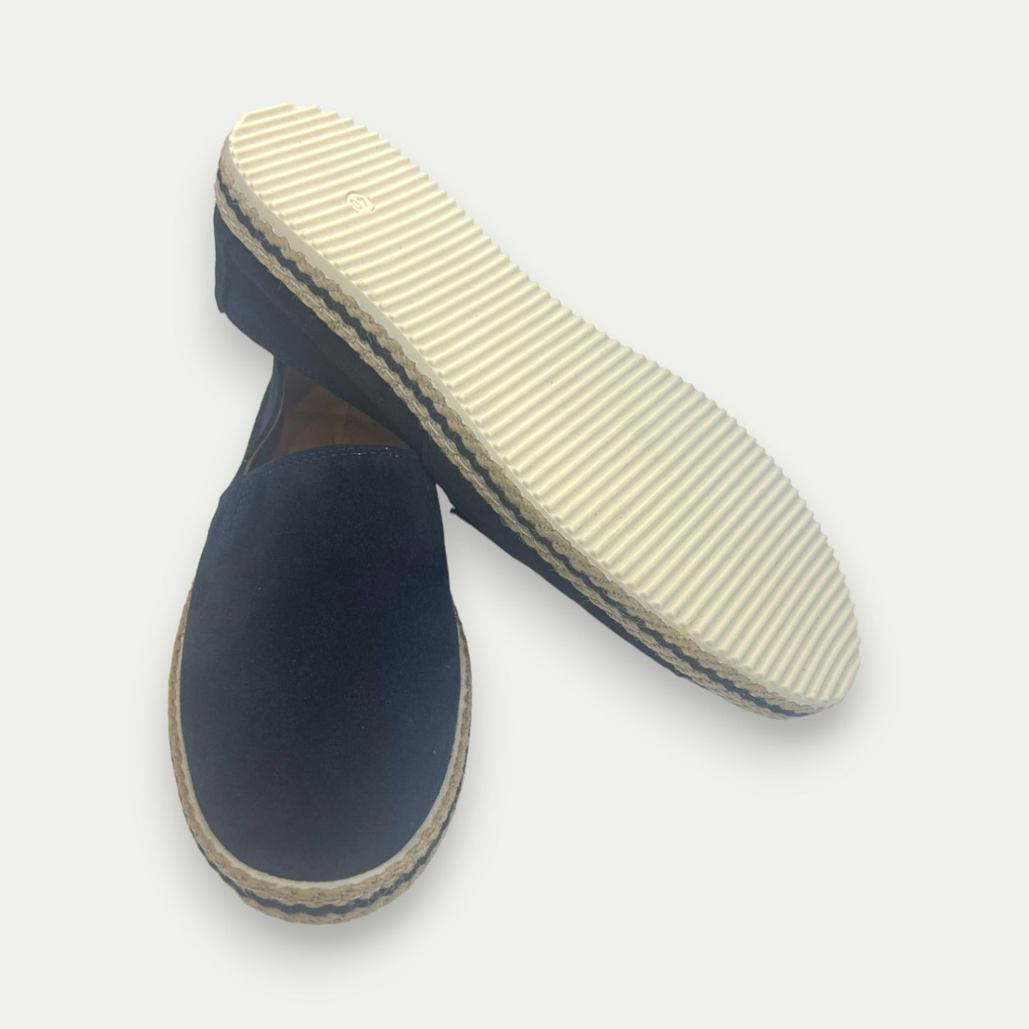 ESPADRILLES EN DAIM BLEU