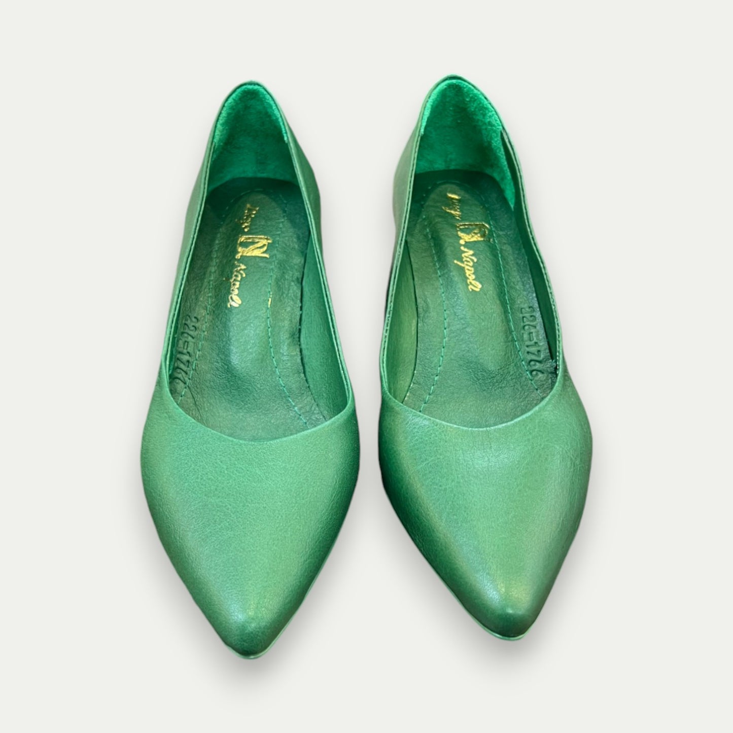 TALONS CUIR VERT