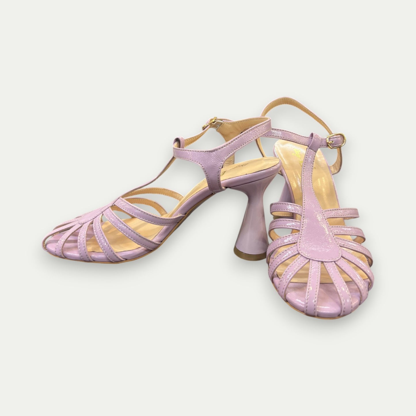 SANDALES A TALONS VIOLET