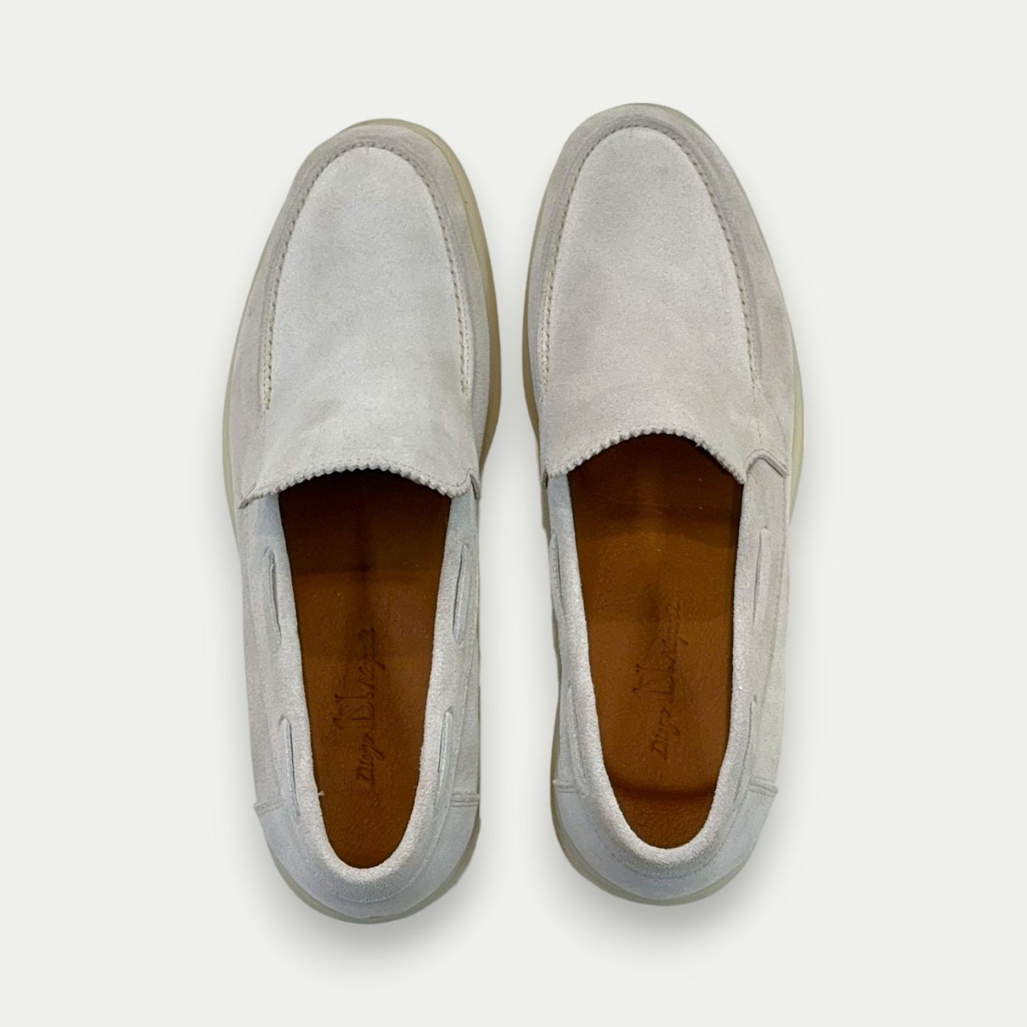 MOCASSINS HOMME EN DAIM WHITE